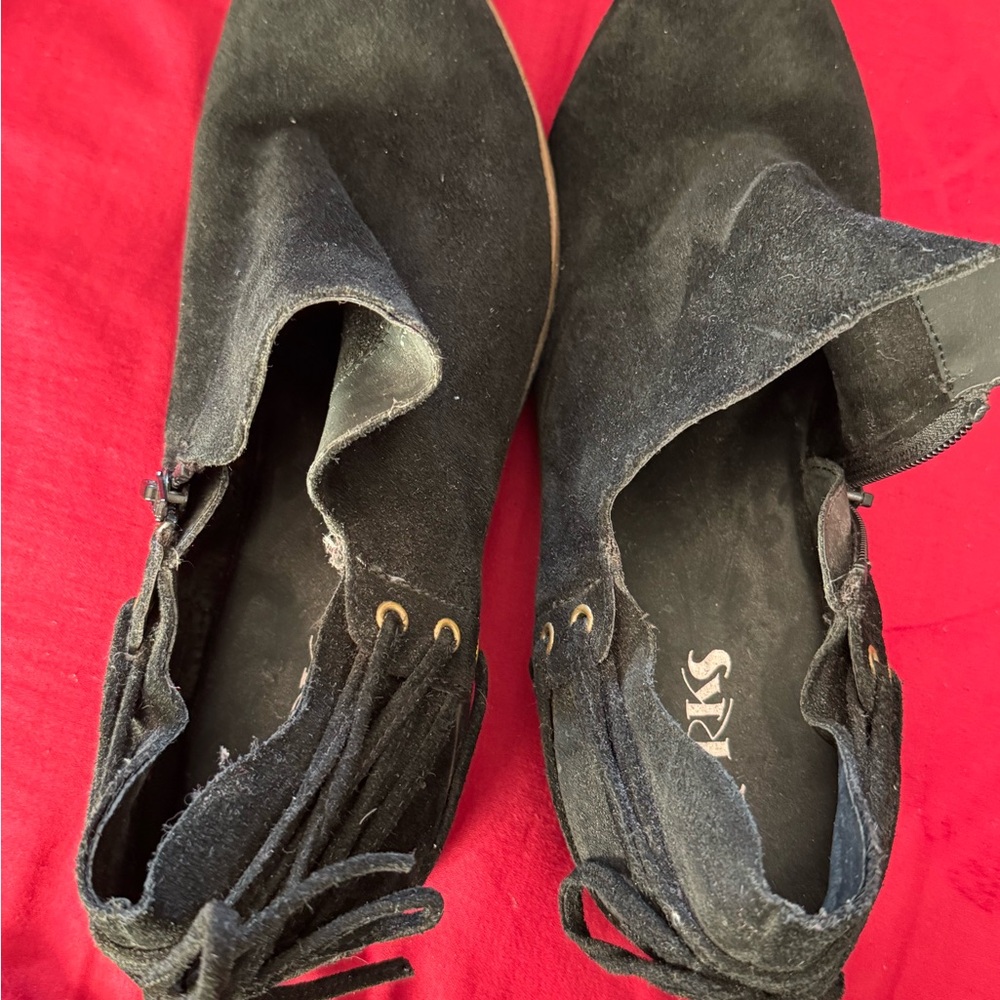 Kork-Ease Black Ankle Boots